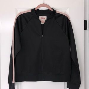 Black and Pink Bomber